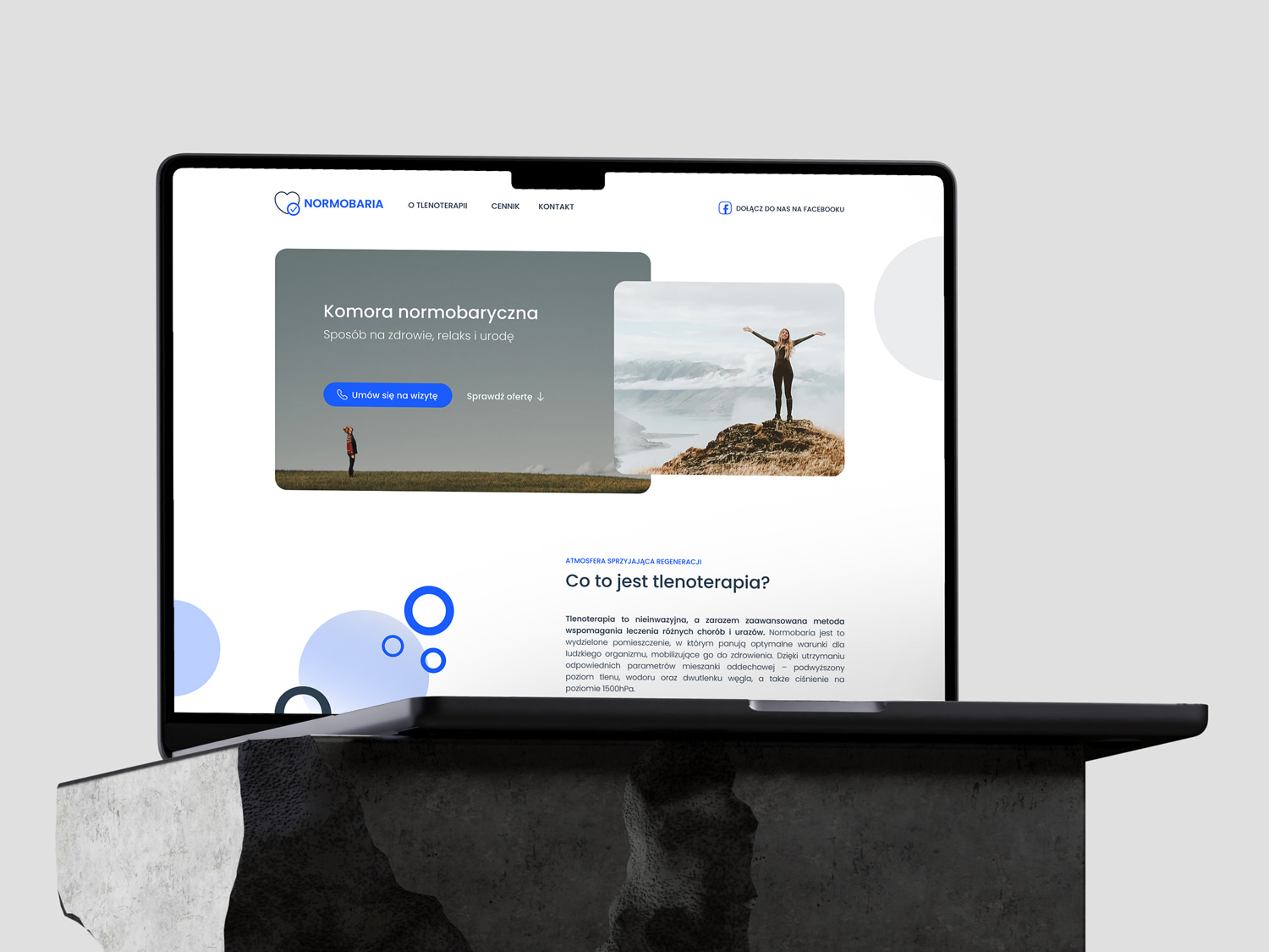 Informacyjna strona typu one-page